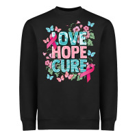 Black Love hope cure cancer Awareness Heavyweight Sweatshirt - HowdyJamesFarm