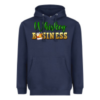 Navy whiskey business Heavyweight Hoodie - FaDigitalArtStudio