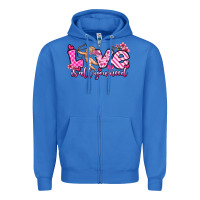 True Royal love is all you need Zipper Hoodie - OliviaCreatesArt