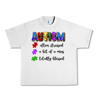 Lunar Rock i'm a hot mess always stressed and proudly autism Urban Heavy Tee - Artiststas