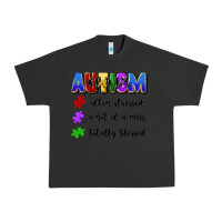 Pigment Black i'm a hot mess always stressed and proudly autism Urban Heavy Tee - Artiststas
