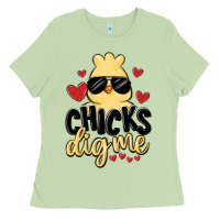 Matcha chicks dig me Ladies Tee - MaliasSmallBusiness