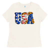 Bone usa western font Ladies Tee - Jasminsmagicworld