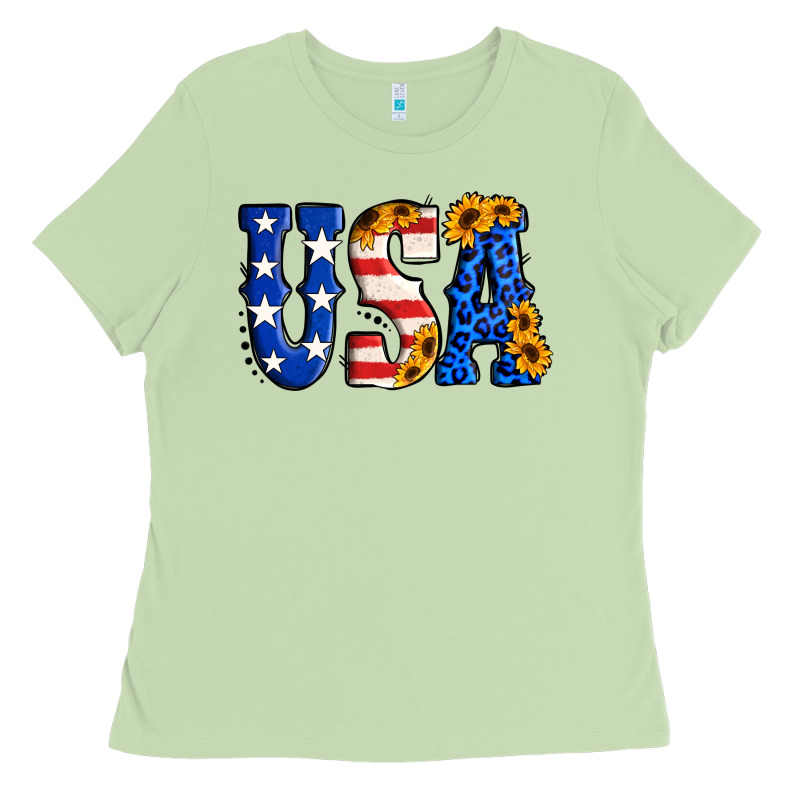 Usa Western Font Ladies Tee by Jasminsmagicworld | Teevron