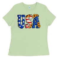 Matcha usa western font Ladies Tee - Jasminsmagicworld