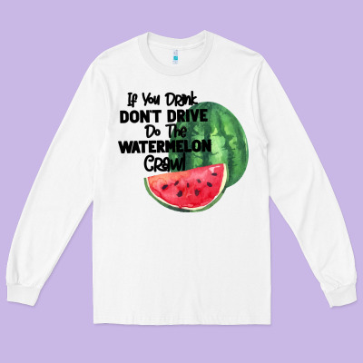 Watermelon Crawl Long Sleeve Tee Designed By Bettercallsaul