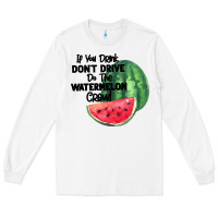 White Watermelon Crawl Long Sleeve Tee - Bettercallsaul