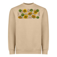 Mushroom summer with sunflowers Heavyweight Sweatshirt - TumblerDesignByShophia