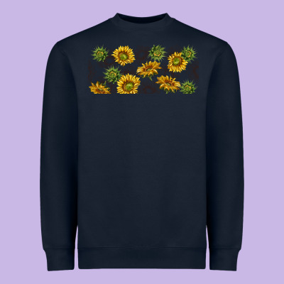 Summer With Sunflowers Heavyweight Sweatshirt Designed By Tumblerdesignbyshophia