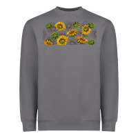 Storm summer with sunflowers Heavyweight Sweatshirt - TumblerDesignByShophia
