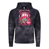 Cloud Black in october we wear pink halloween school bus Vintage Hoodie - LillyAllenDesigns