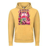 Vintage Mustard in october we wear pink halloween school bus Vintage Hoodie - LillyAllenDesigns