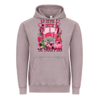Vintage Zinc in october we wear pink halloween school bus Vintage Hoodie - LillyAllenDesigns