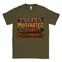 Army Green educated motivated elevated melanated Classic Tee - LillyAllenDesigns