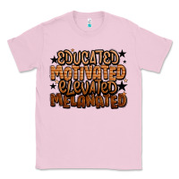 Bubblegum Pink educated motivated elevated melanated Classic Tee - LillyAllenDesigns