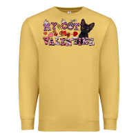Antique Gold my cat is my valentine Premium Sweatshirt - FaDigitalArtStudio