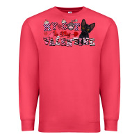 Cardinal my cat is my valentine Premium Sweatshirt - FaDigitalArtStudio
