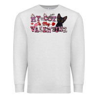 Oatmeal Heather my cat is my valentine Premium Sweatshirt - FaDigitalArtStudio