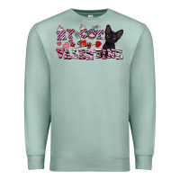 Seafoam my cat is my valentine Premium Sweatshirt - FaDigitalArtStudio