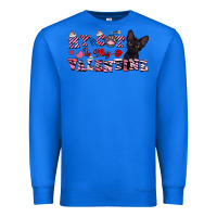 True Royal my cat is my valentine Premium Sweatshirt - FaDigitalArtStudio