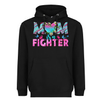 Black Western Mom Is A Fighter Heavyweight Hoodie - BundleAndBundleShop
