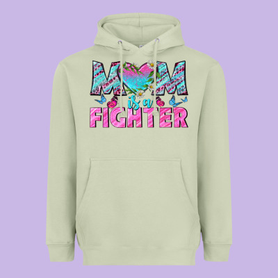 Western Mom Is A Fighter Heavyweight Hoodie Designed By Bundleandbundleshop