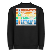 Black retro summer Heavyweight Sweatshirt - TumblerDesignByShophia