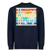 Navy retro summer Heavyweight Sweatshirt - TumblerDesignByShophia