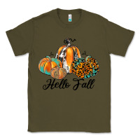 Army Green hello fall Classic Tee - JahusDesignShop