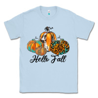 Dusty Blue hello fall Classic Tee - JahusDesignShop