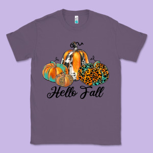 Hello Fall Classic Tee Designed By Jahusdesignshop