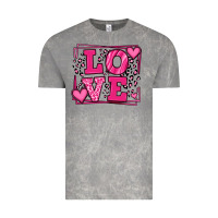 Cloud Rock Love leopard frame Vintage Tee - LillyAllenDesigns