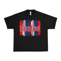 Black boston baseball team spirit brushstrokes Urban Heavy Tee - Artiststas