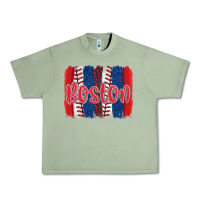 Oil Green boston baseball team spirit brushstrokes Urban Heavy Tee - Artiststas