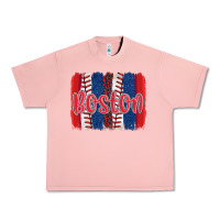 Salmon boston baseball team spirit brushstrokes Urban Heavy Tee - Artiststas