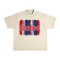 Sandshell boston baseball team spirit brushstrokes Urban Heavy Tee - Artiststas