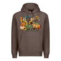 Coffee give thanks to the lord Premium Hoodie - FaDigitalArtStudio