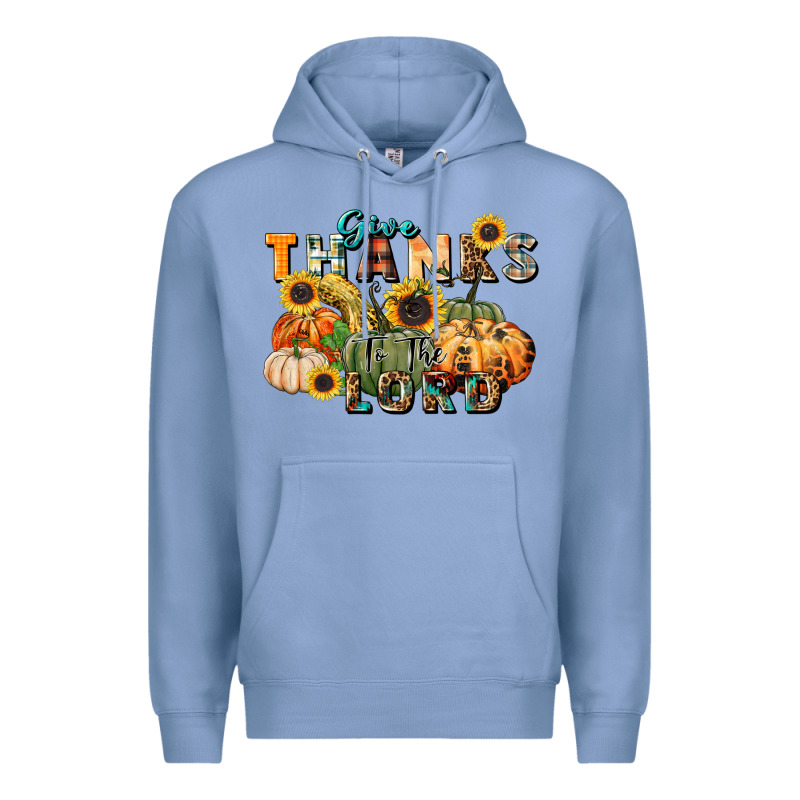 Give Thanks To The Lord Premium Hoodie by FaDigitalArtStudio | Teevron