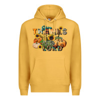 Mustard give thanks to the lord Premium Hoodie - FaDigitalArtStudio