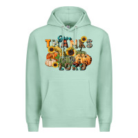 Seafoam give thanks to the lord Premium Hoodie - FaDigitalArtStudio