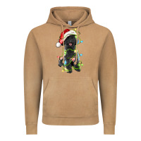 Vintage Camel christmas black poodles dog Vintage Hoodie - LillyAllenDesigns