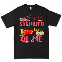 My Teacher Survived 100 Days Of Me Premium Tee | Teevron