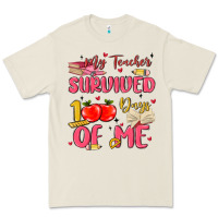 Bone my teacher survived 100 days of me Premium Tee - MaliasSmallBusiness