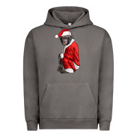 Pigment Tornado Chimpanzee With Santa Clothes Urban Hoodie - LillyAllenDesigns