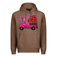 Chestnut valentines day turck with balloons Premium Hoodie - RanaPortraitStore
