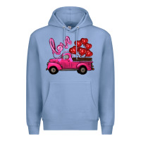 Colony Blue valentines day turck with balloons Premium Hoodie - RanaPortraitStore