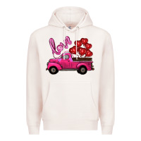 Pale Pink valentines day turck with balloons Premium Hoodie - RanaPortraitStore