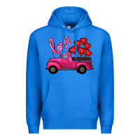 True Royal valentines day turck with balloons Premium Hoodie - RanaPortraitStore