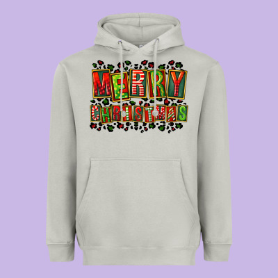 Merry Christmas Heavyweight Hoodie Designed By Fadigitalartstudio