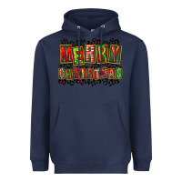 Navy merry christmas Heavyweight Hoodie - FaDigitalArtStudio